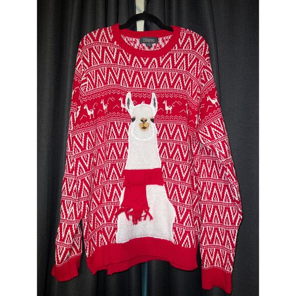 Ugly Christmas Sweater Xmas Size XXL Llama - Picture 1 of 3